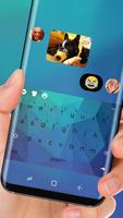 Classic Blue Keyboard Theme for Huawei Mate اسکرین شاٹ 2