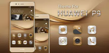 Theme for P8 & P10 Gold Wallpa