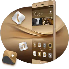 download Theme for P8 & P10 Gold Wallpa APK