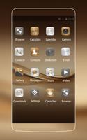 Theme for P8 & P10 Gold Wallpa 截图 1