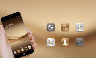 Theme for P8 & P10 Gold Wallpa screenshot 3