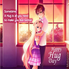 Free Hug Day Greeting Cards icône
