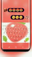 پوستر Huge strawberry keyboard