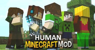 Human Minecraft Mobs Mod plakat