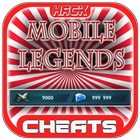 Cheats For Mobile Legends Hack Joke App - Prank! ícone