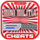 Cheats For Mini Militia Hack Joke App - Prank! ícone