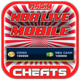 Cheats For NBA Live Mobile Hack Joke App - Prank! ícone