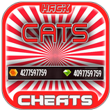 Cheats For CATS Crash Arena Hack Joke App - Prank! simgesi