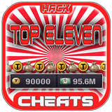 Cheats For Top Eleven Hack Joke App - Prank! simgesi