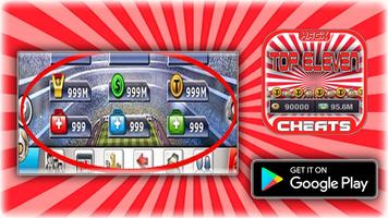 Cheats For Top Eleven Hack Joke App - Prank! Ekran Görüntüsü 1