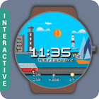 HuskyDEV Sea Bay Watch Face icono