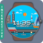 HuskyDEV Sea Bay Watch Face آئیکن