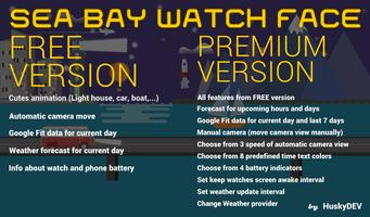 HuskyDEV Sea Bay Watch Face 포스터