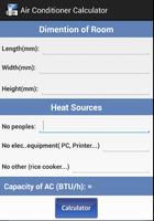 Air Conditioner Calculator 포스터