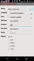 Bill Control ภาพหน้าจอ 3