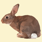 Low Poly Rabbit ícone