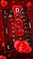 Best Cranberries Love 3D Theme Keyboard Ekran Görüntüsü 1