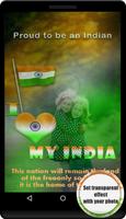 15 August - Independence Day Greetings, Photo Blur syot layar 2