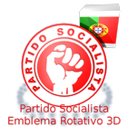 Partido Socialista Emblema 3D icône