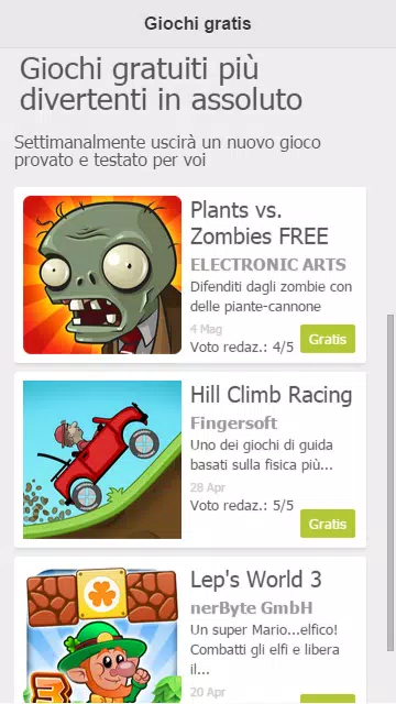Giochi Gratis APK