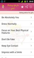 Dating tips for girls 포스터