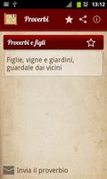 برنامه‌نما Proverbi e detti italiani عکس از صفحه