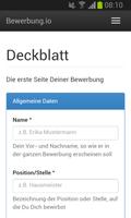 Bewerbung und Lebenslauf – Kostenlos als PDF capture d'écran 1