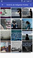 Imágenes Tristes con frases poster