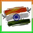 India Flag 3D icône