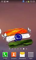 India Flag 3D Affiche