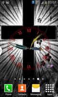 Jesus Cross Clock 截圖 2