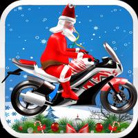 Santa Snow Bike Rider screenshot 1