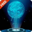 Hologram 3D Projector Simulator