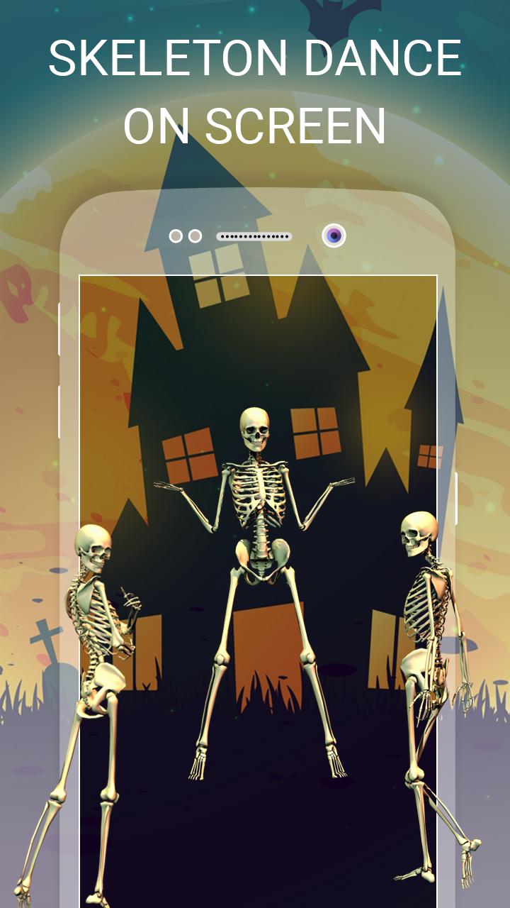 Skeleton Dance On Screen For Android Apk Download - animated dancing skeleton roblox