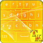 yellow  keyboard themes simgesi