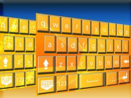 yellow  keyboard themes syot layar 2