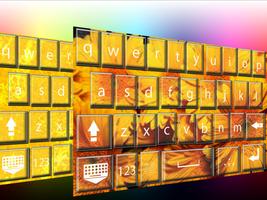 برنامه‌نما yellow  keyboard themes عکس از صفحه