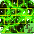 Green  keyboard themes أيقونة