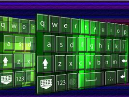Green  keyboard themes Affiche