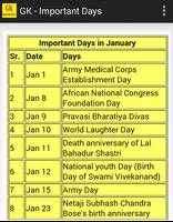 GK-Important Days capture d'écran 1