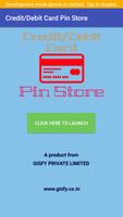 Credit/Debit Card Pin Store poster