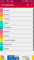 FCP Shortcuts پوسٹر