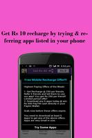 Get Rs 10 Free Mobile Recharge Affiche