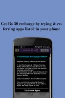 Rs 30 Free Mobile Recharge Affiche