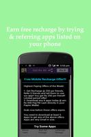 Earn Recharge Free Recharge Affiche