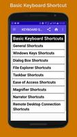 BASIC COMPUTER KEBOARD SHORTCUT الملصق