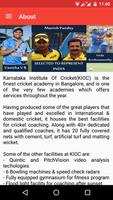 Karnataka Institute of Cricket Affiche