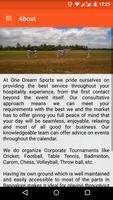 One Dream Sports 截圖 1