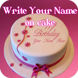 Cake with Name wishes - Write Name On Cake ไอคอน