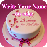 Cake with Name wishes - Write Name On Cake icon